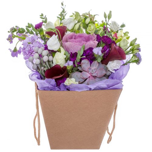 Цветы в коробке «Клео»