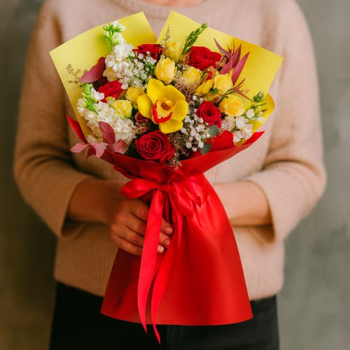 Букет «Солнечный вихрь»
