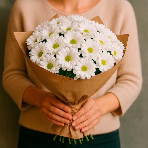 Монобукет «Белоснежная свежесть»